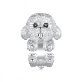 adorable teddy charm in a Pandora style - SCC2586