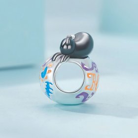 Pandora Style Halloween Jack-O-Lantern Charm - SCC2626