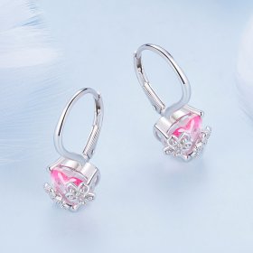 Pandora Style Sakura Hoop Earrings - BSE866