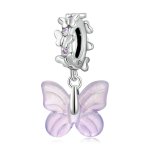 PANDORA Style Glass Butterfly Dangle Charm - SCC2087