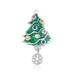 PANDORA Style Colorful Christmas Tree Charm - BSC374
