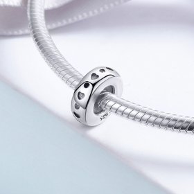 Pandora Style Silver Spacer Charm, Cute - SCC593