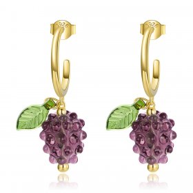 PANDORA Style Glazed Grapes Drop Earrings - SCE1213