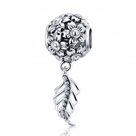 PANDORA Style Flowers and Leaves Charm - SCC715