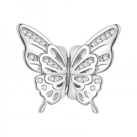 Pandora Style Butterflies Spacer Charm - BSC823