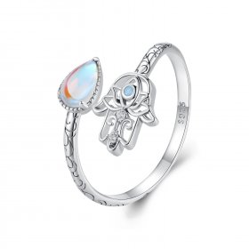 Pandora Style Lucky Hand Ring - BSR486-E