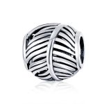 Pandora Style Silver Charm, Feather - SCC1509
