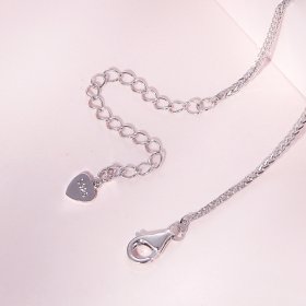 Pandora Style Footprint Necklace - SCN497