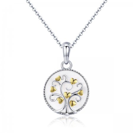 Silver Tree of Life Necklace - PANDORA Style - SCN296
