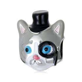 PANDORA Style Magician Shorthair Cat Charm - SCC2091
