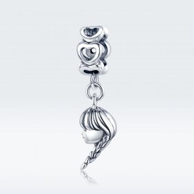 Pandora Style Silver Bangle Charm, Mother and Daughter - BSC276