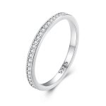 Pandora Style Pave Moissanite Ring - MSR030