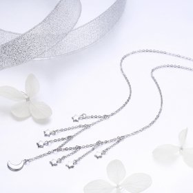 Silver Starry Sky Necklace - PANDORA Style - SCN301