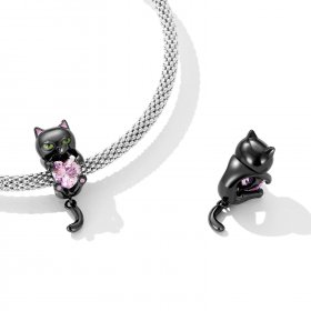 PANDORA Style Little Black Cat Charm - SCC2329
