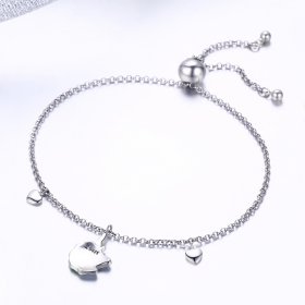 Silver Unicorn Memory Chain Slider Bracelet - PANDORA Style - SCB106