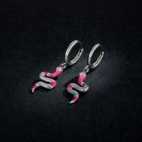 PANDORA Style Delicate Spirit Serpent Hoop Earrings - BSE577