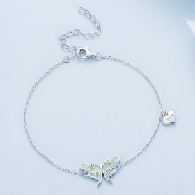 Pandora Style Wizard of Oz Butterfly Chain Bracelet - BSB118