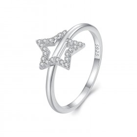 Pandora Style Star Ring - BSR450