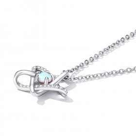 PANDORA Style Opal Star Necklace - SCN473
