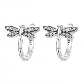 PANDORA Style Dragonfly Hoop Earrings - SCE1511
