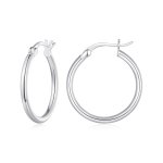 Pandora Style Big Circle Hoops Earrings - SCE1608-L