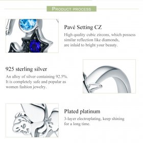 Silver Fairy of Night Ring - PANDORA Style - SCR349