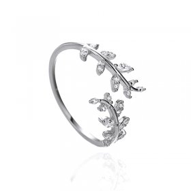 PANDORA Style Delicate Leaves Open Ring - BSR241-A