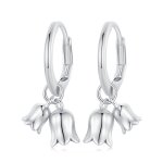 Pandora Style Lily of The Valley Hoop Earrings - BSE909