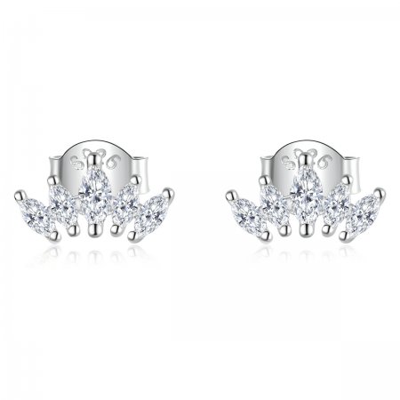 PANDORA Style Shining Crown Stud Earrings - BSE521