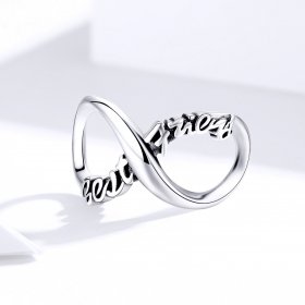 Pandora Style Silver Charm, Best Friends Forever - SCC1344