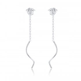 PANDORA Style Elegant Rose Drop Earrings - BSE441
