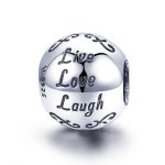 Pandora Style Silver Charm, My Happy Life - SCC966