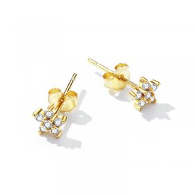 PANDORA Style Mini Flower Stud Earrings - BSE598-B