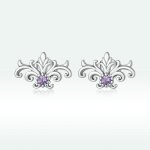 PANDORA Style Retro Pattern Stud Earrings - BSE578