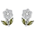 PANDORA Style Delicate Flowers Stud Earrings - BSE592-WH