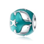 Silver Dolphin Charm - PANDORA Style - SCC1295