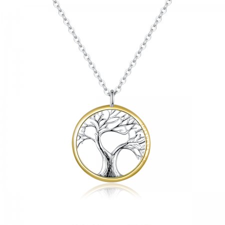 Silver Tree of Life Necklace - PANDORA Style - SCN367