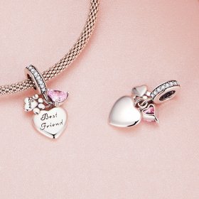 Forever Friends Charm in Pandora Style - SCC2436