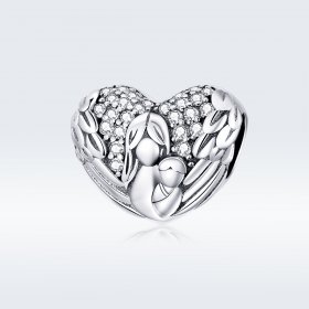 Pandora Style Silver Charm, Love Cameos - SCC1462
