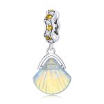 PANDORA Style Glass Shell Dangle Charm - SCC2211