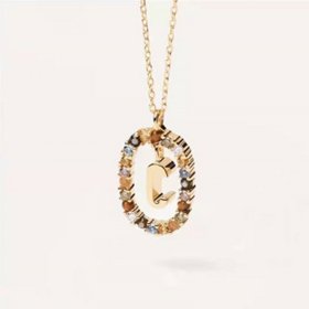 PANDORA Style Shine Letter C Necklace - BSN245-C
