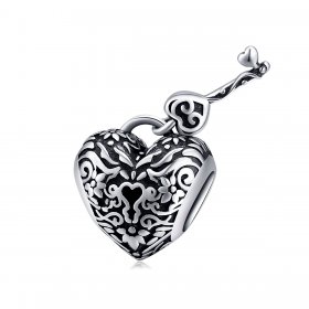 PANDORA Style Heart Lock Charm - SCC1447