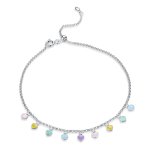 Pandora Style Silver Bracelet Rainbow Love - SCT020