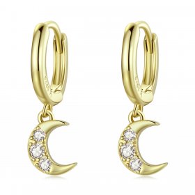 PANDORA Style Shine The Moon Hoop Earrings - SCE1258