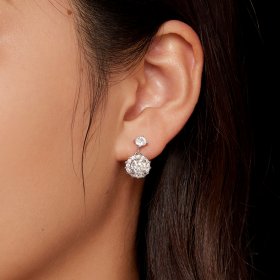 Pandora Style 1Ct Moissanite Studs Earrings - MSE028