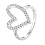 Pandora Style Freehand Heart Ring - BSR401