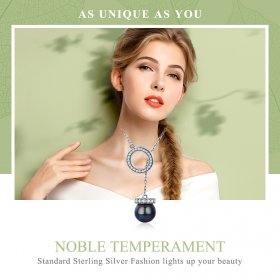 Silver Noble Temperament Necklace - PANDORA Style - SCN200