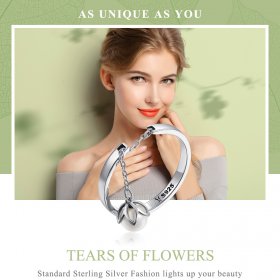 Silver Tears of Flowers Ring - PANDORA Style - SCR165