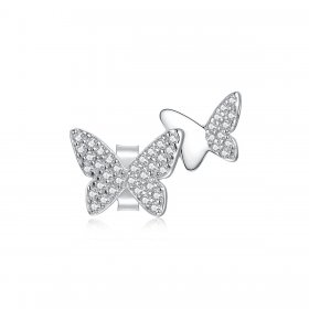 PANDORA Style Double Butterfly Stud Earrings - SCE1070