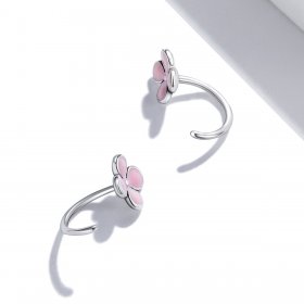 PANDORA Style Pink Flowers Stud Earrings - SCE1286